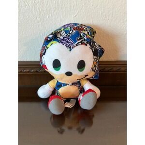 Sega Sonic‎ The Hedgehog 6" Sticker Bomb Graffiti Plush Stuffed Animal Toy